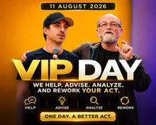 Load image into Gallery viewer, VIP Mentoring Day: Personal Act Breakdown with Cirque du Soleil Experts (August 11, 2026)