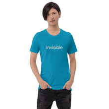 Load image into Gallery viewer, Tee Shirt in Dark Colors with White "invisible" (Unisex sizing)