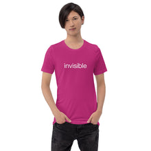 Load image into Gallery viewer, Tee Shirt in Dark Colors with White "invisible" (Unisex sizing)