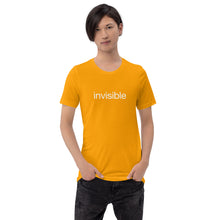 Load image into Gallery viewer, Tee Shirt in Light Colors with white "invisible" (Unisex sizing)