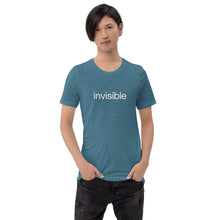 Load image into Gallery viewer, Tee Shirt in Dark Colors with White "invisible" (Unisex sizing)