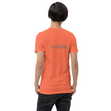 Load image into Gallery viewer, Tee Shirt in Light Colors with subtle "invisible" (Unisex sizing)