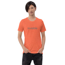 Load image into Gallery viewer, Tee Shirt in Light Colors with subtle "invisible" (Unisex sizing)