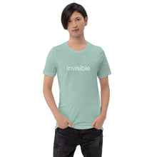 Load image into Gallery viewer, Tee Shirt in Light Colors with white "invisible" (Unisex sizing)