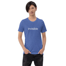 Load image into Gallery viewer, Tee Shirt in Dark Colors with White "invisible" (Unisex sizing)