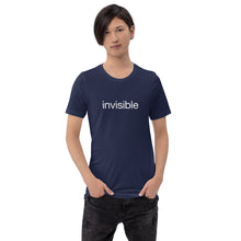 Load image into Gallery viewer, Tee Shirt in Dark Colors with White "invisible" (Unisex sizing)