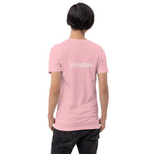 Load image into Gallery viewer, Tee Shirt in Light Colors with white "invisible" (Unisex sizing)