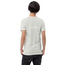 Load image into Gallery viewer, Tee Shirt in Light Colors with white "invisible" (Unisex sizing)