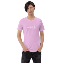 Load image into Gallery viewer, Tee Shirt in Light Colors with white &quot;invisible&quot; (Unisex sizing)
